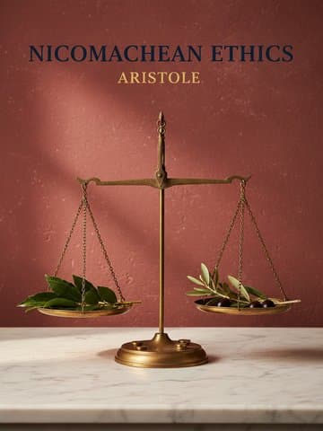 Nicomachean Ethics cover